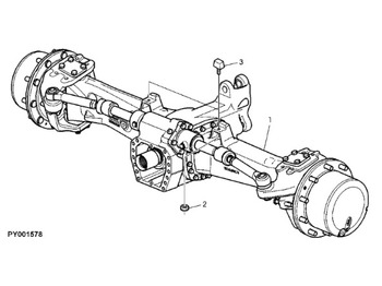 Asse anteriore JOHN DEERE