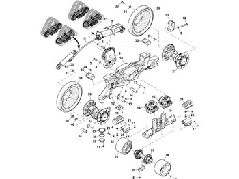 Ricambi sottocarro JOHN DEERE