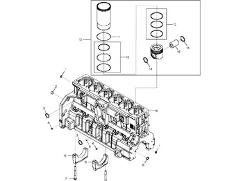 Cuscinetto del motore JOHN DEERE