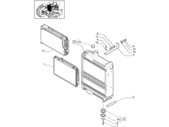 Radiatore NEW HOLLAND