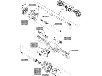 Asse anteriore NEW HOLLAND