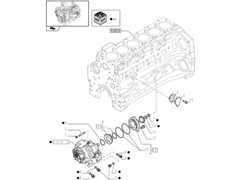 Cuscinetto del motore NEW HOLLAND