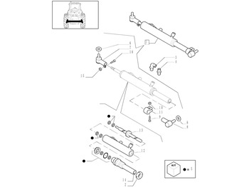Cilindro idraulico NEW HOLLAND