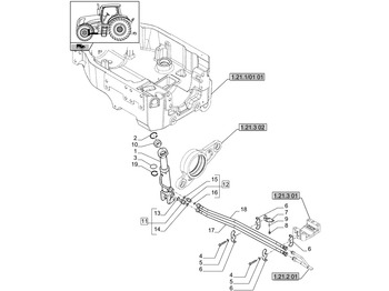 Cilindro idraulico NEW HOLLAND