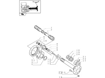 Semiasse NEW HOLLAND