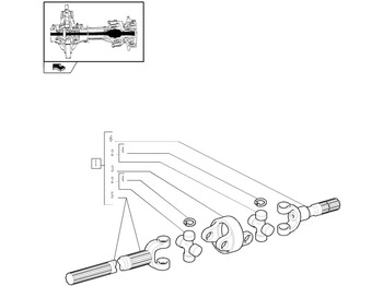 Semiasse NEW HOLLAND