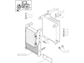 Radiatore NEW HOLLAND