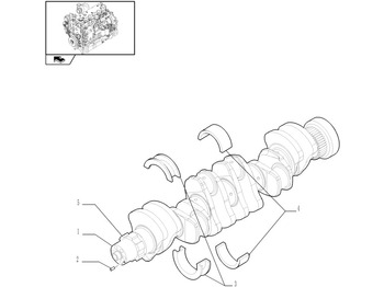 Cuscinetto del motore NEW HOLLAND