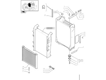 Radiatore NEW HOLLAND