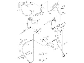 Cilindro idraulico NEW HOLLAND