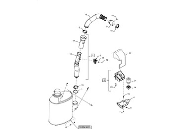 Impianto di scarico NEW HOLLAND
