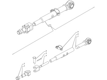 Ricambi per Trattore New Holland T6090 T6070 Nakrętka rzymska 5197817: foto 1
