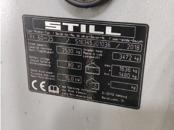 Carrello elevatore elettrico STILL RX60-25: foto 5