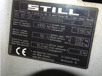 Carrello elevatore elettrico STILL RX60-50: foto 2