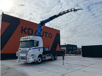 Autocarro con pianale/ Cassone fisso SCANIA G 490