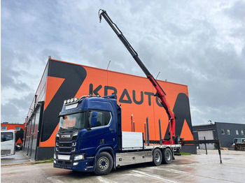 Autocarro con pianale/ Cassone fisso SCANIA R 650
