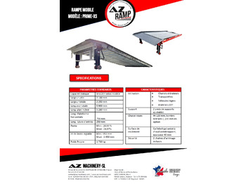 Rampa di carico nuovo AZ RAMP PRIME XS-6 mobile loading ramp: foto 2