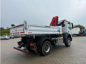 Autocarro ribaltabile, Camion con gru Mercedes-Benz Arocs 1835  4x4 Allrad Fassi F135 Kran Kipper: foto 4