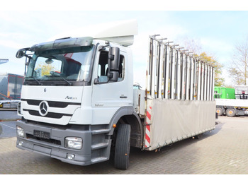 Camion con gru Mercedes-Benz Axor  1833 L - Glastransporter Kran Palfinger: foto 5