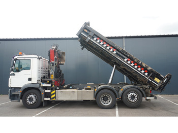Camion con gru MAN TGM 26.290 TIPPER WITH HMF 1643 Z2 CRANE: foto 4