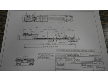 Semirimorchio pianale ribassato Nooteboom EURO-38-02 2 AXLE LOW LOADER: foto 4