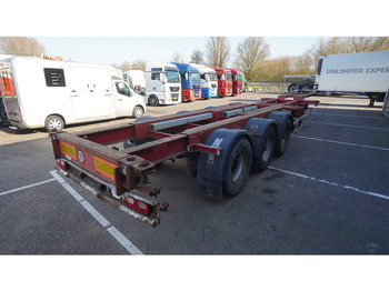 Semirimorchio portacontainer/ Caisse interchangeable Renders 3 AXLE EXTENDABLE CONTAINER TRANSPORT TRAILER: foto 5