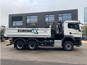 Autocarro ribaltabile, Camion con gru MAN TGS 33.440 6x6 /3-Seiten- Kipper /  HIAB 228-6: foto 5