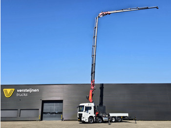 Autocarro con pianale/ Cassone fisso, Camion con gru MAN TGS 35.520 / PALFINGER PK 92002 - JIB - WINCH / NIEUW!: foto 3