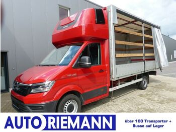 Furgone centinato MAN TGE 3.180 Pritsche Schiebeplane Schlafkabine Tem: foto 1