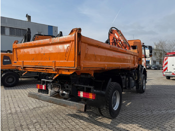 Autocarro ribaltabile, Camion con gru Mercedes-Benz 1833 Axor Kipper Kran Allrad: foto 4