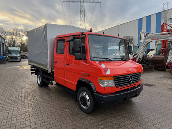 Camion centinato Mercedes-Benz 816 Vario Doka Pritsche Plane 2x AHK: foto 3