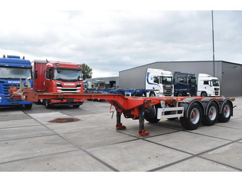 Semirimorchio portacontainer/ Caisse interchangeable Pacton T3-010 - BPW AXLES - DRUM BRAKES - 2 LIFT AXLES - 2 x EXTENDABLE -: foto 5