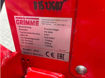 Macchina da raccolta Grimme KS 5400: foto 2 Macchina da raccolta Grimme KS 5400: foto 2