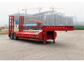 Semirimorchio pianale ribassato XCMG Official 3 Axle 18 Meter Long Truck Trailers 40Ft Low Bed Container Semi Trailer: foto 5