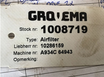 Filtro aria LIEBHERR