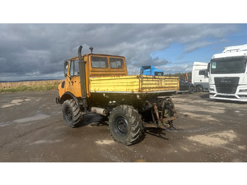 Autocarro con pianale/ Cassone fisso, Macchina agricola MERCEDES-BENZ UNIMOG 6 CYLINDER: foto 3