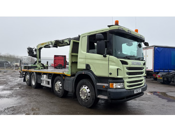 Autocarro con pianale/ Cassone fisso SCANIA P 410