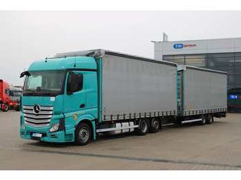Camion centinato MERCEDES-BENZ Actros 2542