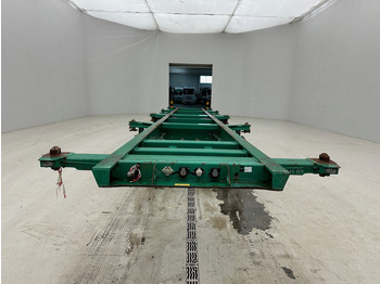 Semirimorchio portacontainer/ Caisse interchangeable Fruehauf Skelet 2 x 20-40 ft: foto 2