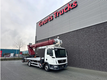 Camion con gru MAN TGL 7.180 4X2 BB BOCKER AK37/4000 + JIB MONTAGEKRAN/DACHDECKERKRAN/ROOFCRANE/KRAAN/KRAN/GRUA: foto 5