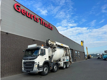 Autobetoniera Volvo FM 410 8X4 + STETTER 9 M3 MIXER/MISCHER + THEAM 15 M TRANSPORTBAND/BELT: foto 2