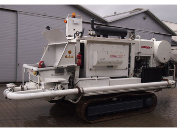 Pompa carrellata per calcestruzzo