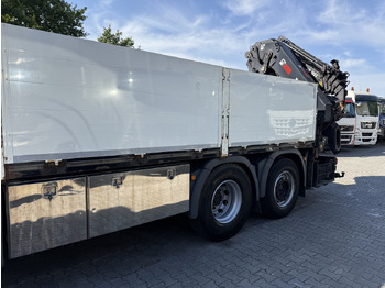 Autocarro con pianale/ Cassone fisso, Camion con gru MAN TGX 26.480 6X2 Hiab 422 + Jib + Winde: foto 4