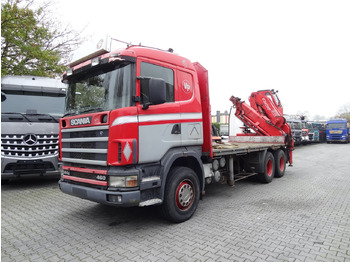 Camion con gru SCANIA R144