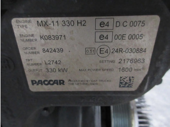 Motore per Camion DAF 2164501 // 2165153 // 2189684 MX 11 / 330 KW DAF CF 450 EURO 6 MODEL 2020: foto 5 Motore per Camion DAF 2164501 // 2165153 // 2189684 MX 11 / 330 KW DAF CF 450 EURO 6 MODEL 2020: foto 5