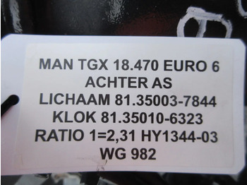 Asse posteriore per Camion MAN 81.35003-7844 // 81.35010-6323 RATIO 1=2,31 HT 1344-03 MODEL 2022: foto 5