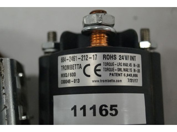 Sistema elettrico per Mezzo di movimentazione Jungheinrich 51830625 | Pump contactor 24v Trombetta MXQ/600 684-2461-212-17 for Pump contactor 24v Trombetta MXQ/600 684-2461-212-17 for EJE M13 year 2017: foto 2