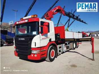 Camion con gru SCANIA P 400