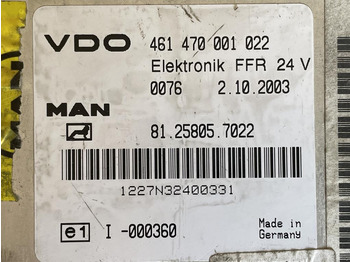 ECU per Camion ΕΓΚΕΦΑΛΟΣ - ΠΛΑΚΕΤΑ MAN TGA FFR 81.258005.7022: foto 3