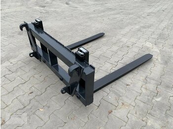 Forche per Trattore nuovo Vemac Palettengabel 2000kg 2to Euro Ballenspiess Traktor Frontlader NEU: foto 5